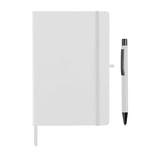 Borna Giftology Notebook and Pen Set (White)