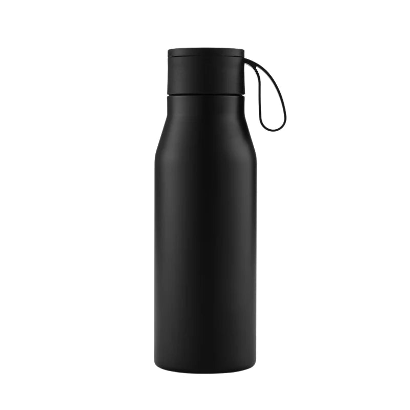 Nebra Vacuum Insulated Bottle with Loop (Black)