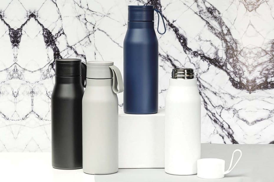 Nebra Vacuum Insulated Bottle with Loop (Navy Blue)