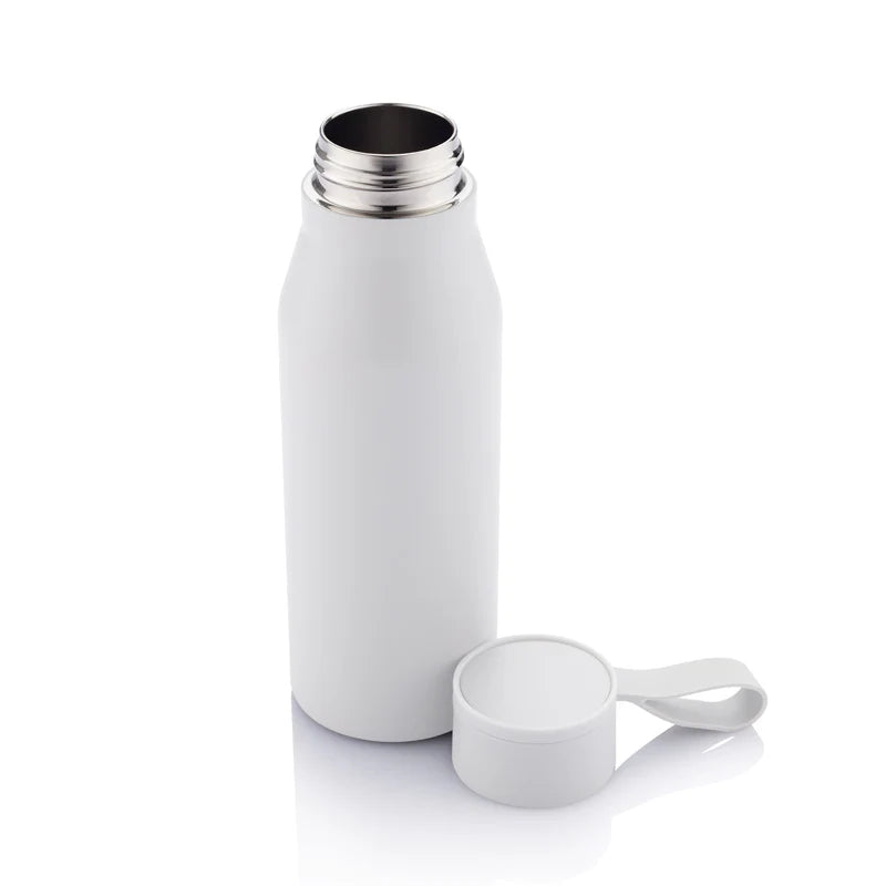 Nebra Vacuum Insulated Bottle with Loop (White)