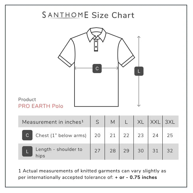 Santhome Pro Earth Mens Polo Shirt